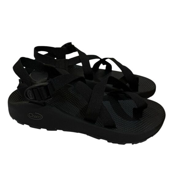 NEW Chaco Z/2 Men\'s Adjustable Strap Classic Black Sandals 10